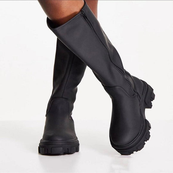 New Designer Knee-High Snow Boots
