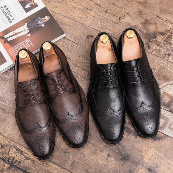 Shoes - New Spring Fashion Oxford Business Men Shoes