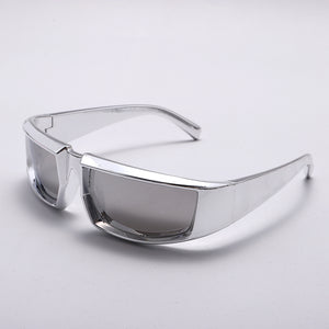 Goggle Trend Women Y2k Mirror Sun Glasses