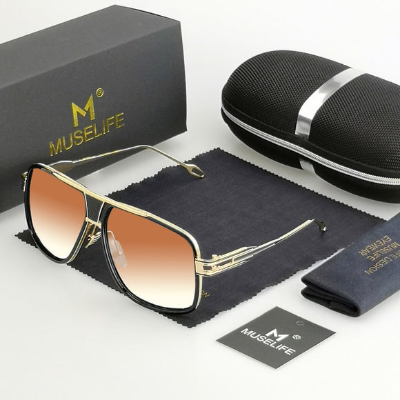Jollmall Sunglasses - Driving Oculos De Sol Masculino Grandmaster Square Sunglass(Buy 2 Get 10% off, 3 Get 15% off Now)