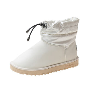 Waterproof Warm Plush Ankle Snow Female Boots