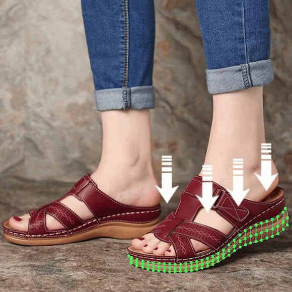 Open Toe Women orthopedic Sandals Slip On Sandals