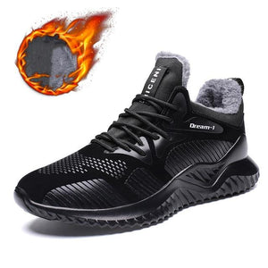 Shoes - Mens Plush Warm Running Sneakers