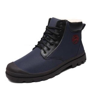 Men's Shoes - Top Quality Genuine Leather Casual Snow Warm Boots