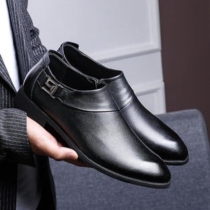Men Shoes - large size Leather casual shoes