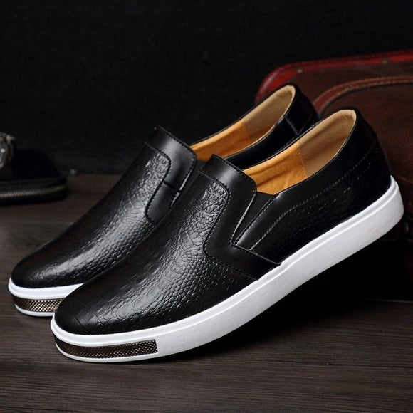 Men Genuine Leather New Fashion Comfortable Casual Shoes