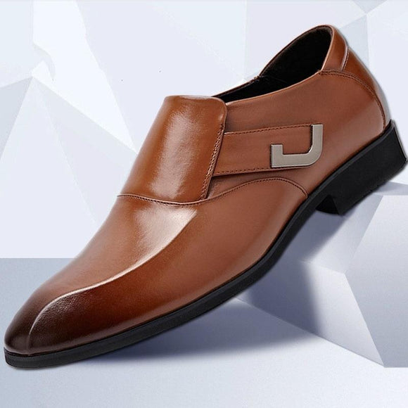 Men Leather Formal Dress Shoes