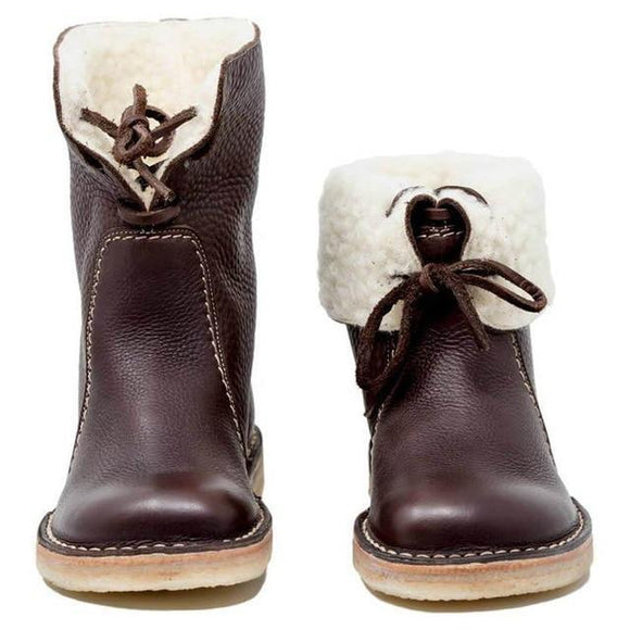 2019 New Fashion Winter Warm Plush Ankle Boots