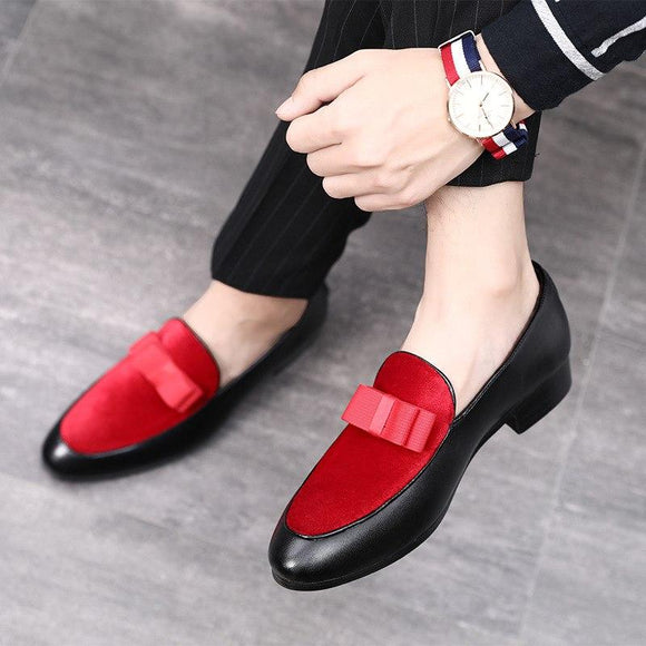2019 Men Leather Fashion Casual Wedding Shoes