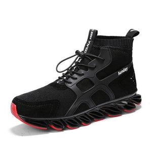 Men's Shoes - High Top Outdoor Breathable Jogging Running Shoes