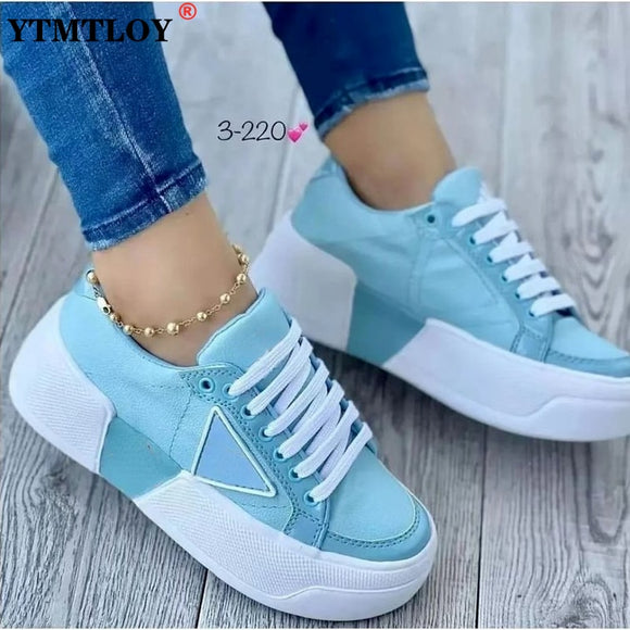 New Pattern Canvas Casual Ladies Sneakers