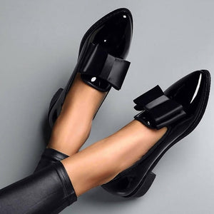 Spring Autumn Women Shoes Bowtie Loafers