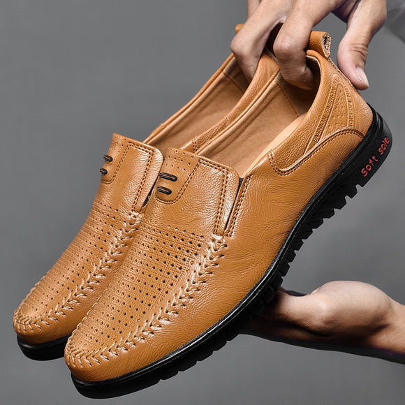 Men Shoes - Spring and autumn new leather men's shoes(Buy 2 Get 10% off, 3 Get 15% off Now)