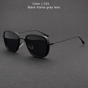 Jollmall Sunglasses - Designer Vintage Square Metal Frame Sun Glasses(Buy 2 Get 10% off, 3 Get 15% off Now)