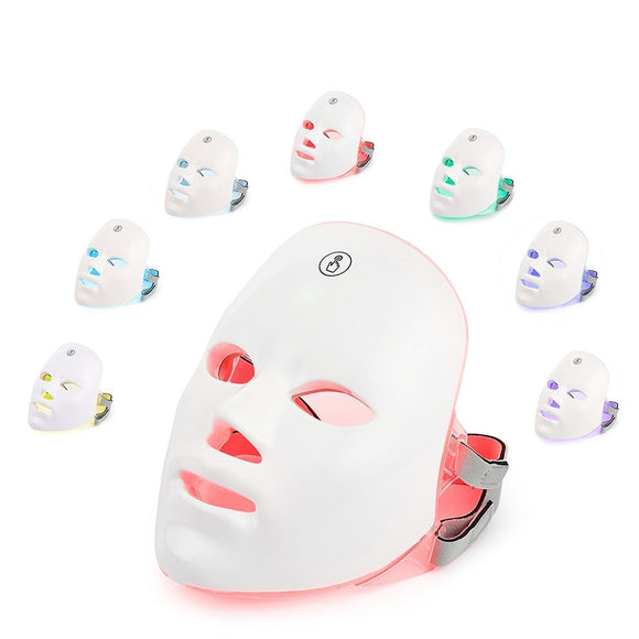 7Colors LED Facial Mask Photon Therapy Skin Rejuvenation