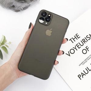Jollmall Phone Case - Transparent Matte Solid Color Phone Case For iPhone