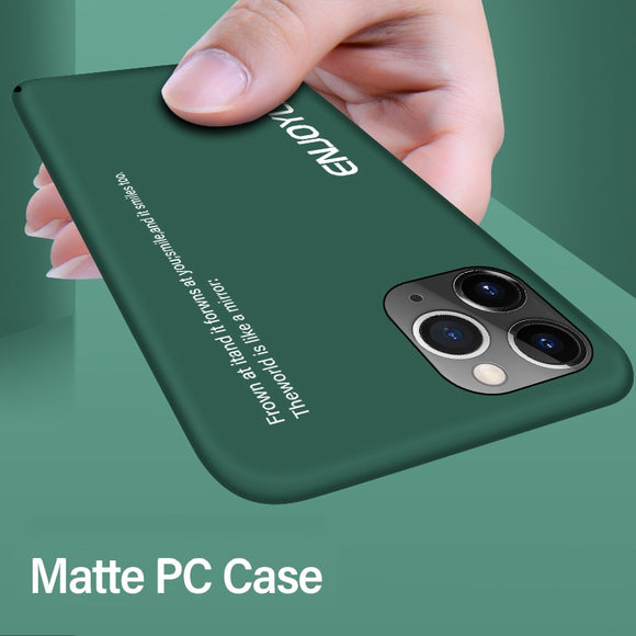Jollmall Phone Case - Ultra-thin Colorful Matte Hard PC Phone Case For iPhone
