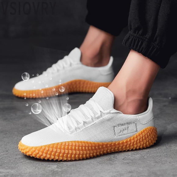 Shoes - Spring Autumn Mesh Breathable Fly Weave Sneakers