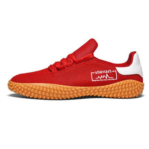 Men's Shoes - Flyknit Breathable Male Antiskid Comfortable Walking Sneakers