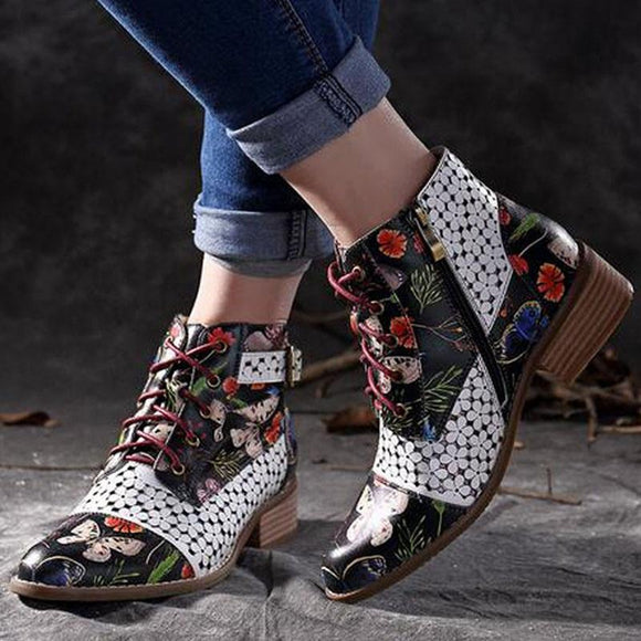 Women Shoes - Women Ankle Ethnic Boots