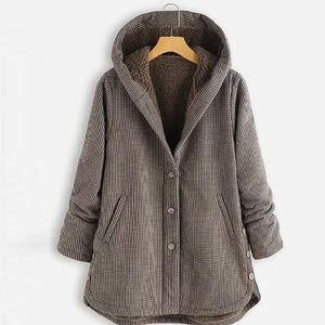 Women Coat Solid Color Thick Sweater