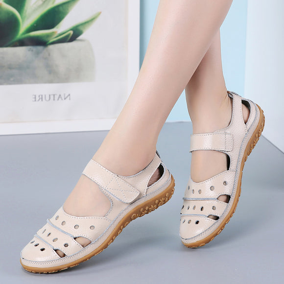 Leather Comfortable Beach Outdoor Women Shoes