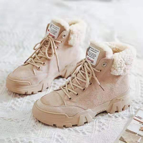Plush Warm Fur Causal Boots Shoes