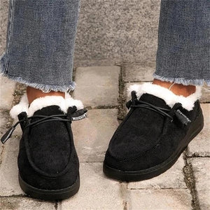 Women Warm Plush Velvet Ankle Snow Boots