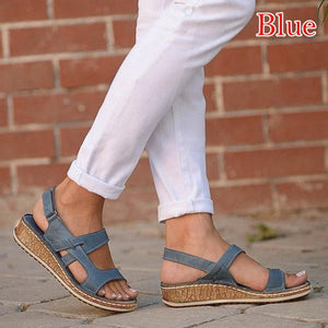 Summer Female Low Heel Wedge Casual Platform Sandals