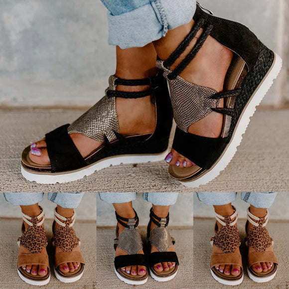 Fish Mouth Foreign Trade Roman Style Sandals