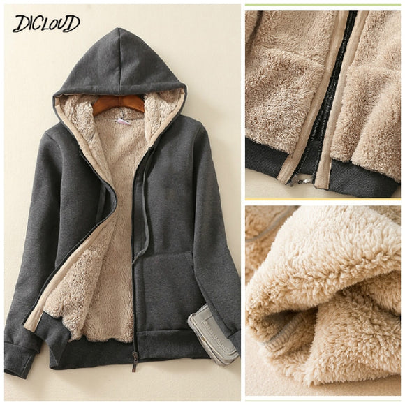 Thick Parka Warm Hooded Coat