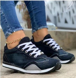 Women Plus Size Wedge Sports Shoes