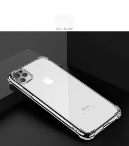 Jollmall Phone Case - Shockproof Transparent Soft Case For iPhone