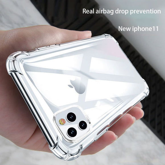 Jollmall Phone Case - Shockproof Transparent Soft Case For iPhone