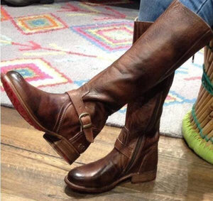 Shoes - Women's Top Fashion Knee High Cowboy Boots（Buy 2 Got 5% off, 3 Got 10% off Now)