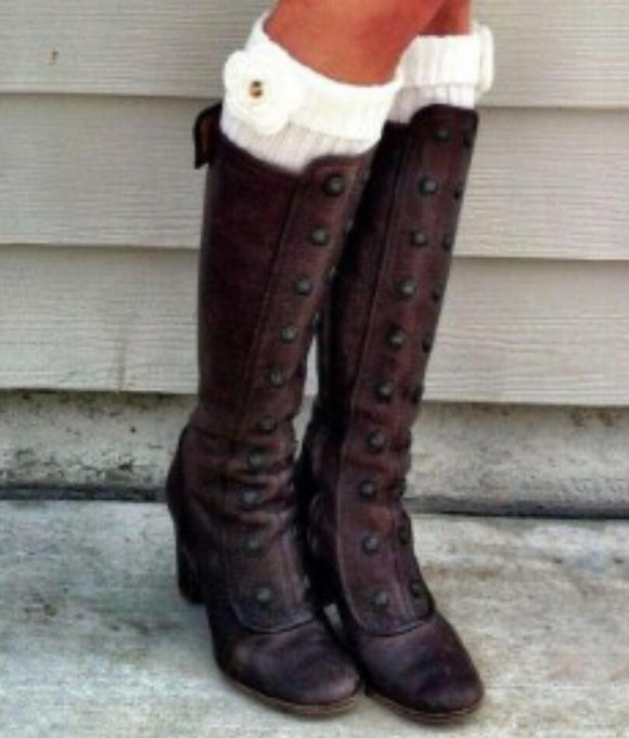 Boot - Vintage PU Leather Gladiator Boots